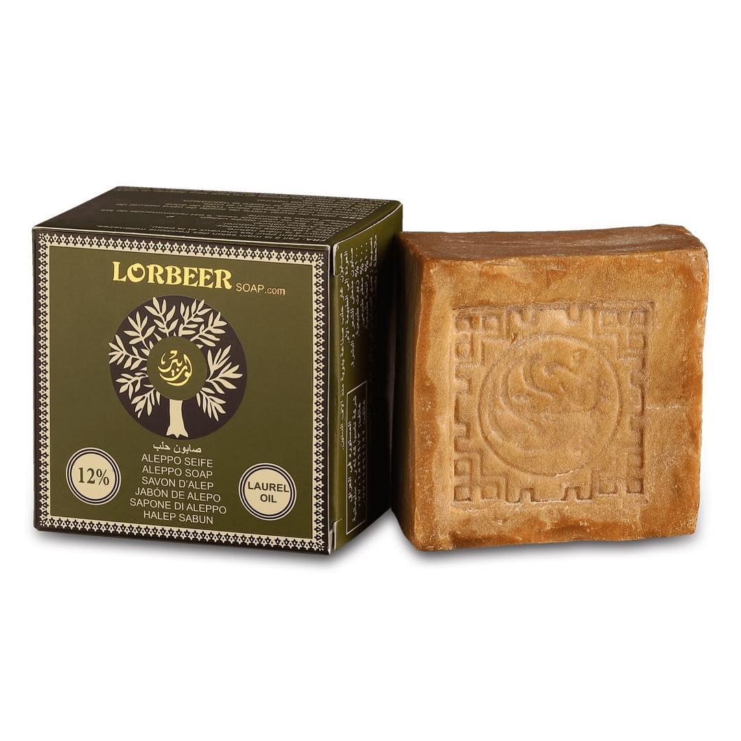 LORBEER Aleppo Seife mit 12% Lorbeeröl & 88% Olivenöl