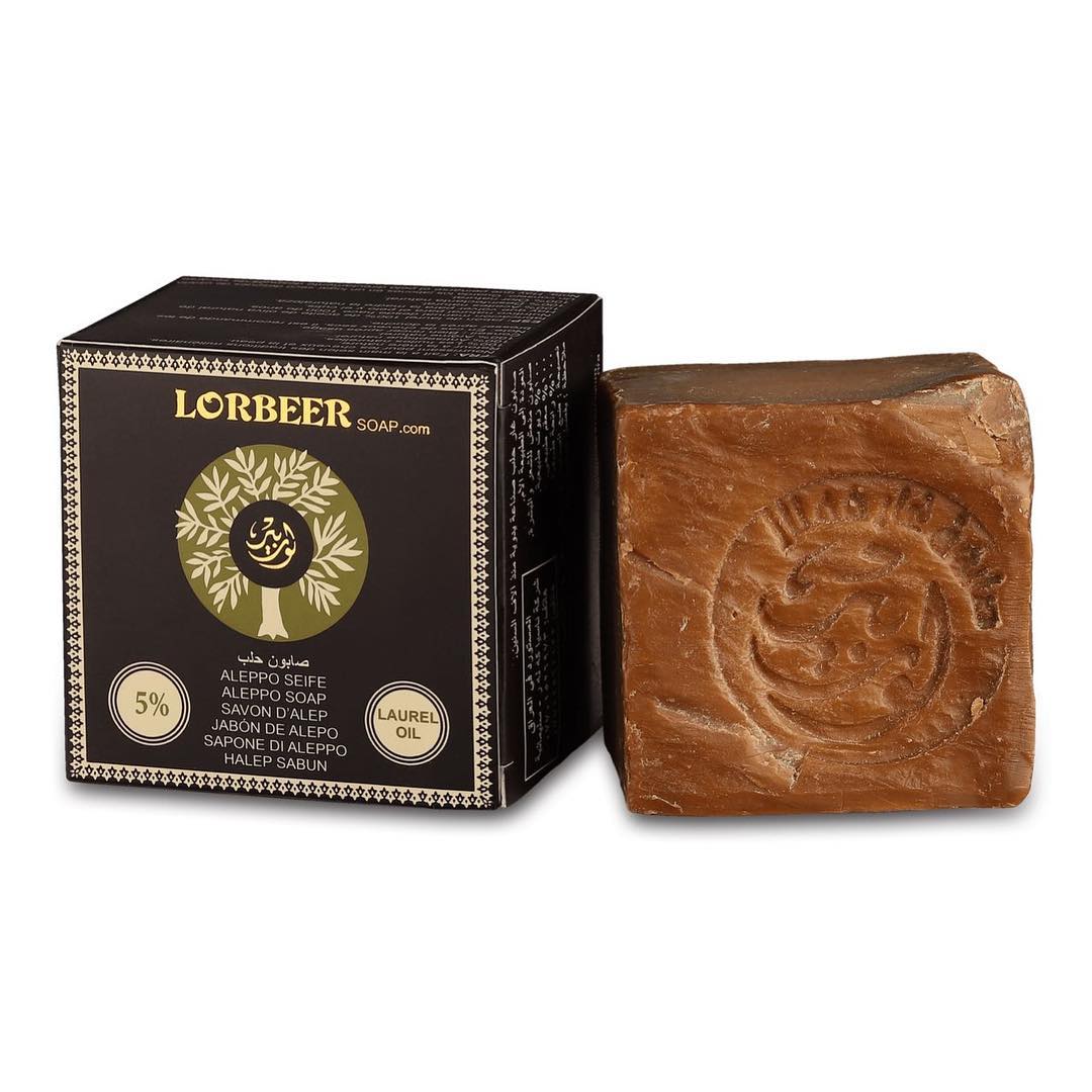 LORBEER Aleppo Seife mit 5% Lorbeeröl & 95% Olivenöl